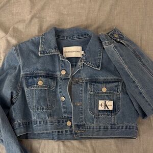Calvin Klein cropped Denim Jacket